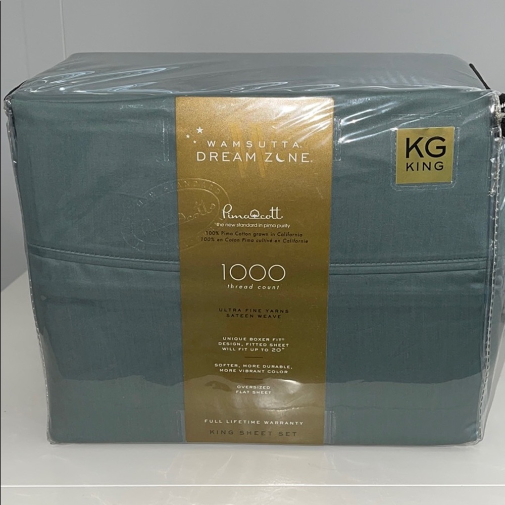 Wamsutta dream zone 1000 threat King sheet set
